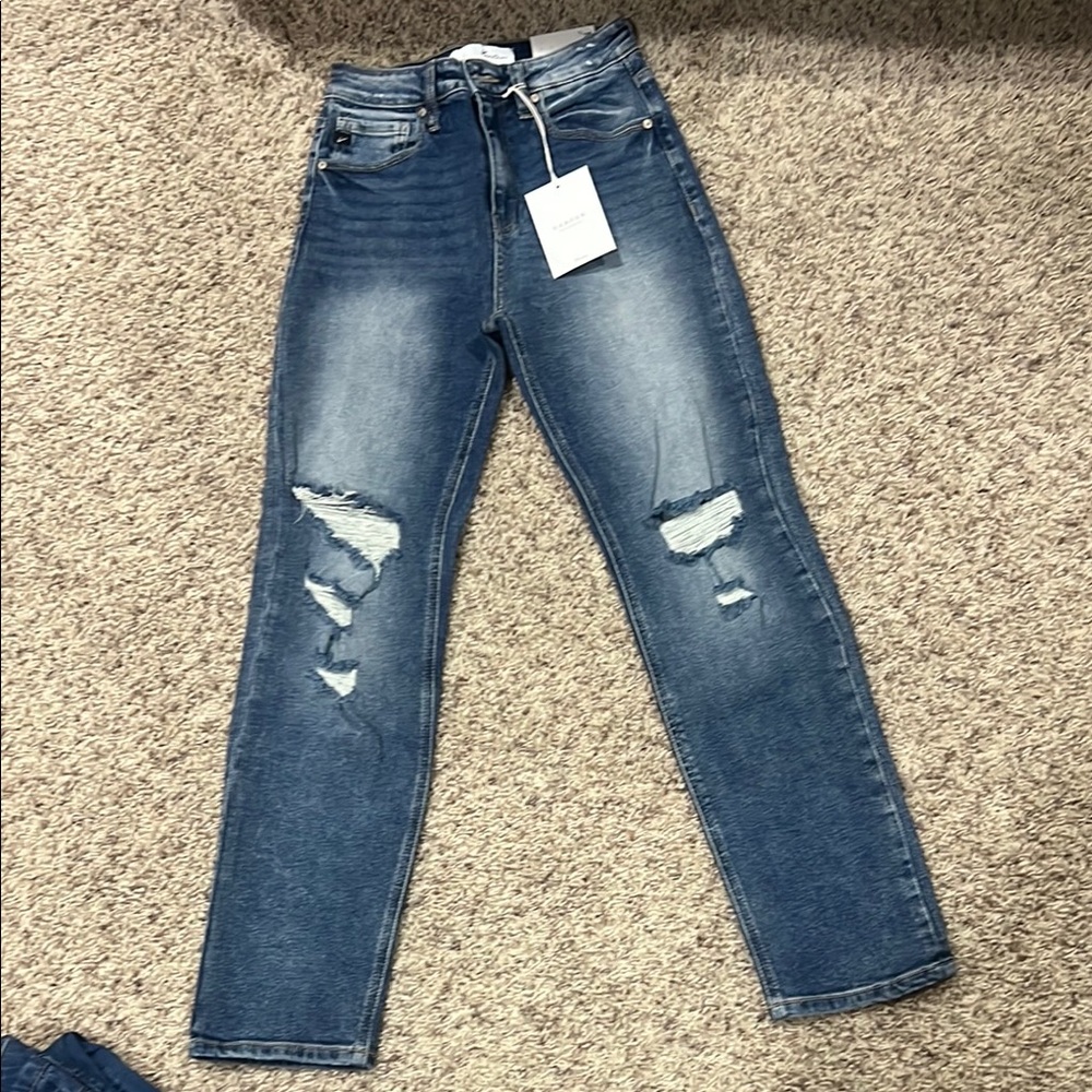 KanCan Blue Distressed Women's Jeans